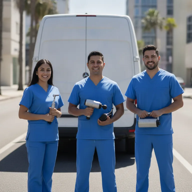 Quiroprático equipe em Cidade Ocidental